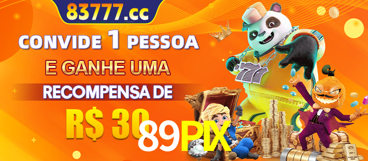 Banner institucional da 89PIX sobre parceria de marcas e criação de uma marca de excelência, apresentando os mascotes de jogos populares como o Fortune Tiger.
